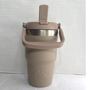 Ozark Trail 18 oz Stainless Steel Flip Straw Water Bottle NEW